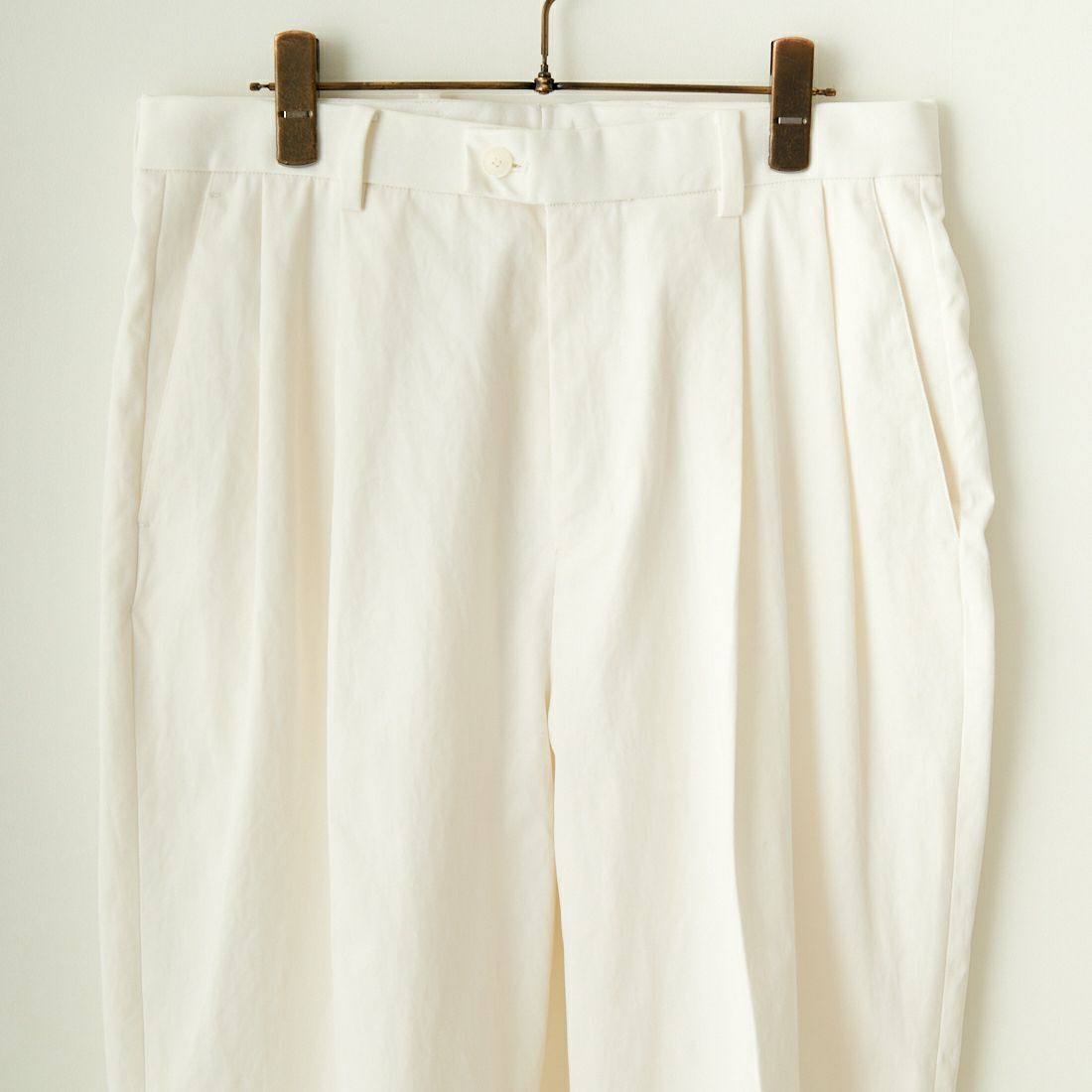ATELIER BETON [アトリエベトン] チノクロスタックパンツ [241-08C] WHITE