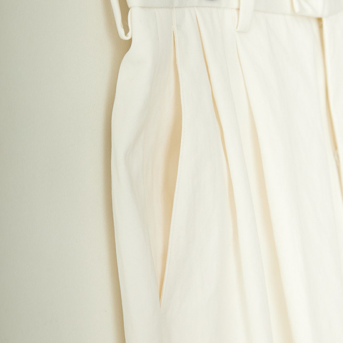 ATELIER BETON [アトリエベトン] チノクロスタックパンツ [241-08C] WHITE