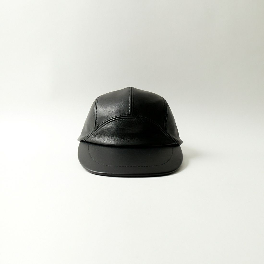 Indietro Association [インディエトロアソシエーション] レザージェットキャップ [IA-24-091] BLACK