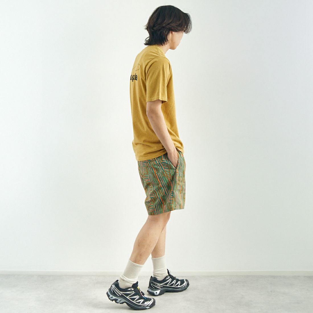 patagonia [パタゴニア] メンズ ファンホッガーズ ショーツ [57145] QFHE &&モデル身長：179cm 着用サイズ：M&&
