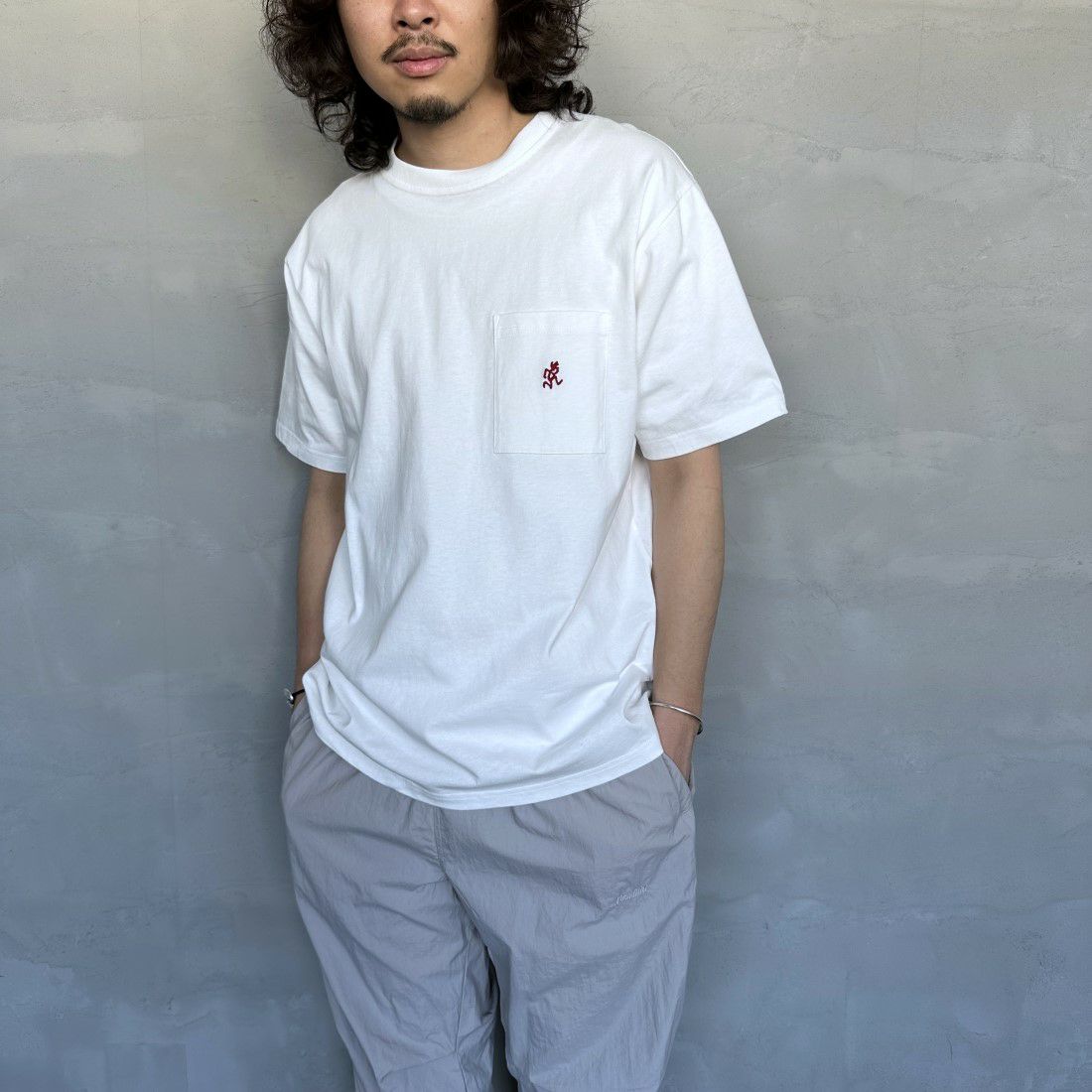 WHITE&&モデル身長：173cm 着用サイズ：M&&
