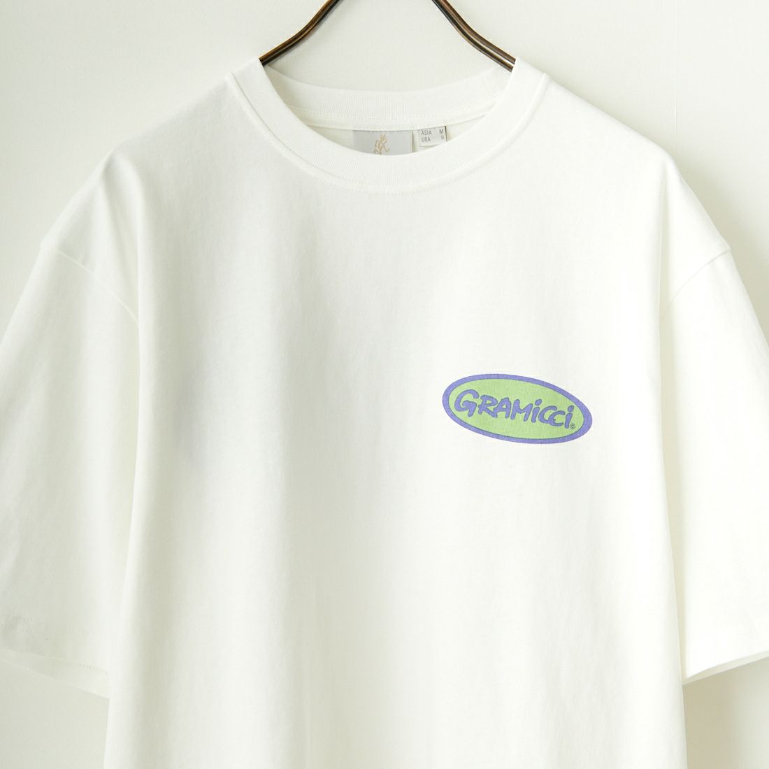 GRAMiCCi [グラミチ] グラミチオーバルTシャツ [G4SU-T077] WHITE