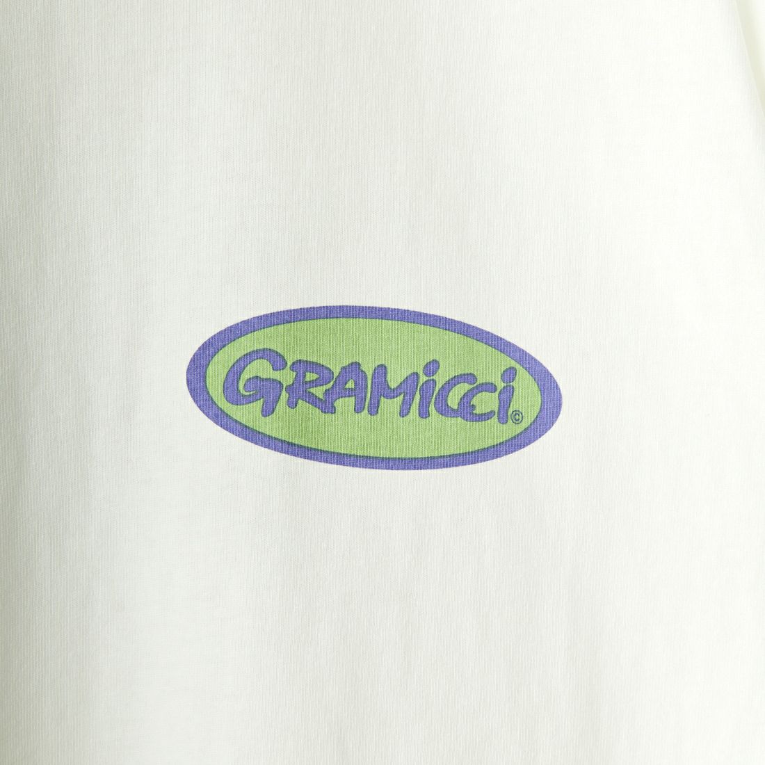 GRAMiCCi [グラミチ] グラミチオーバルTシャツ [G4SU-T077] WHITE