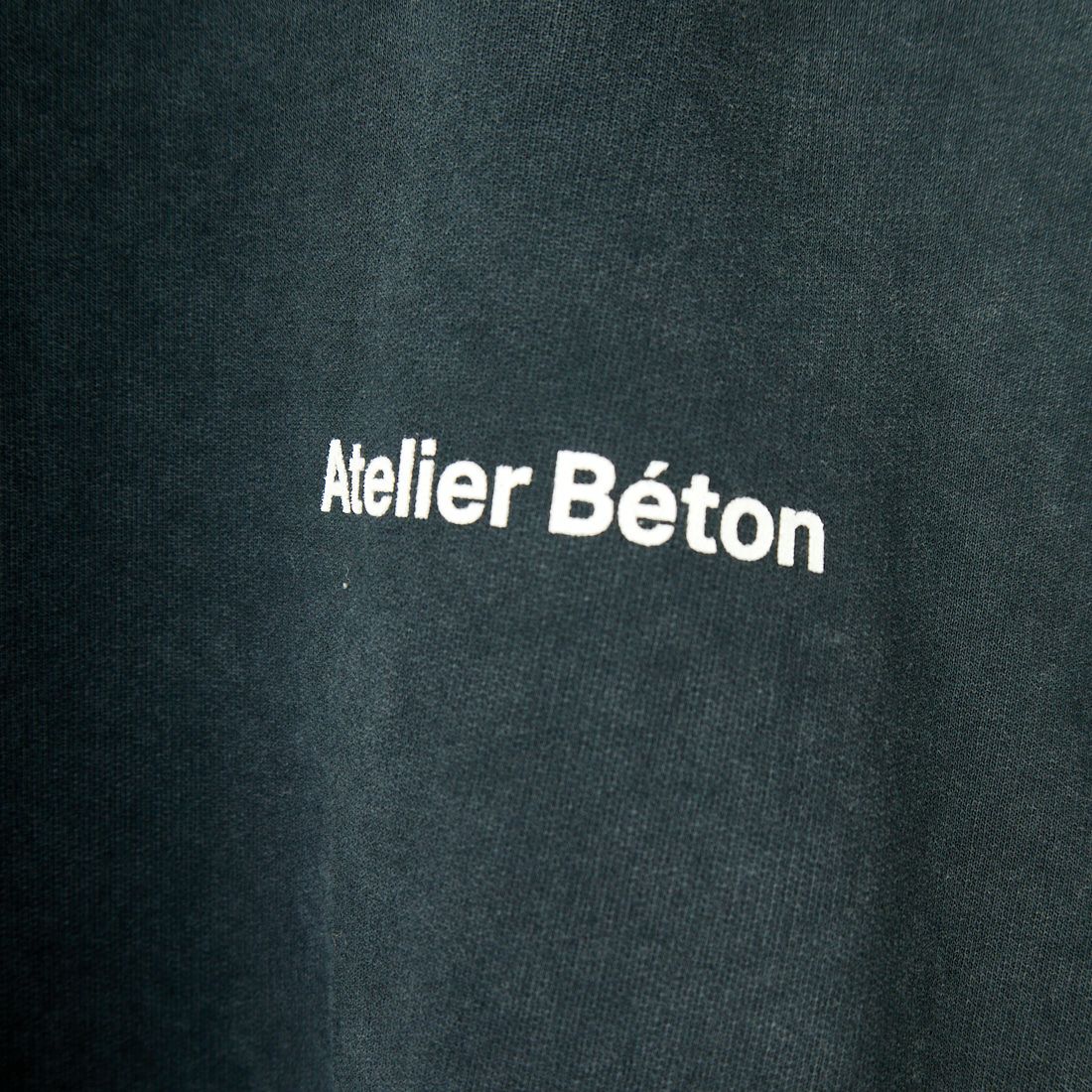 ATELIER BETON [アトリエベトン] ヴィンテージスウェットラグランスリーブ [241-26K] BLACK