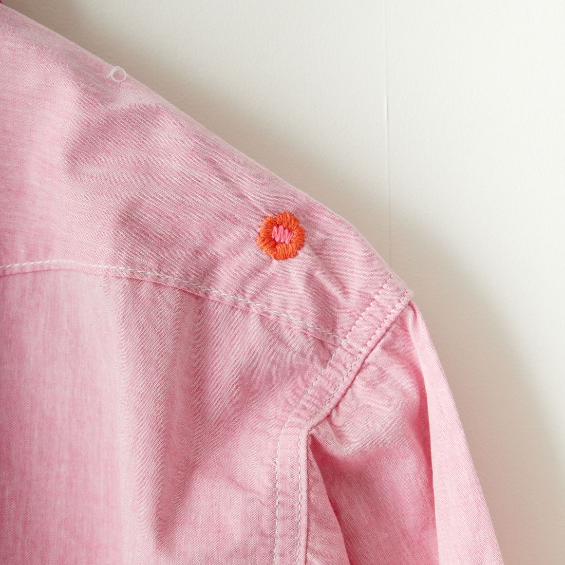 Wrangler [ラングラー] シャンブレー ウエスタンシャツ [WM1929] 561 PINK