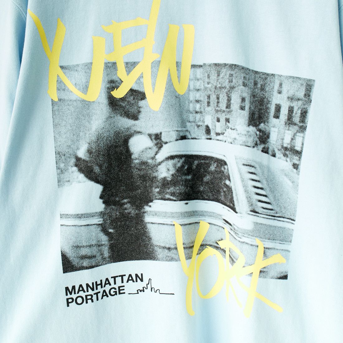 MANHATTAN PORTAGE [マンハッタンポーテージ] ショートスリーブ プリントTシャツ [24SS-MP-M578] 49 SAX