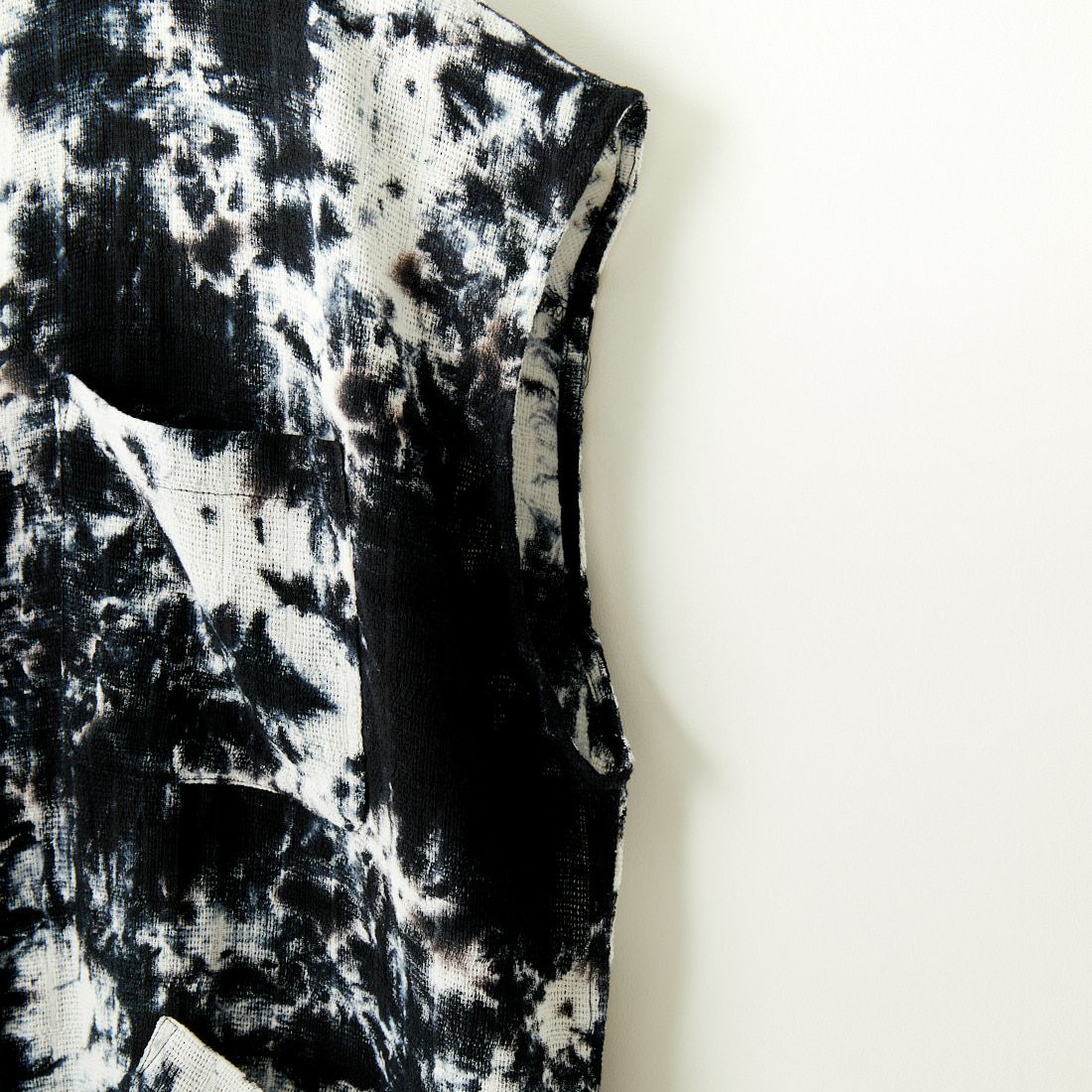 ATA [アタ] コットンスリーブレスシャツ [A01-04010] BLACK