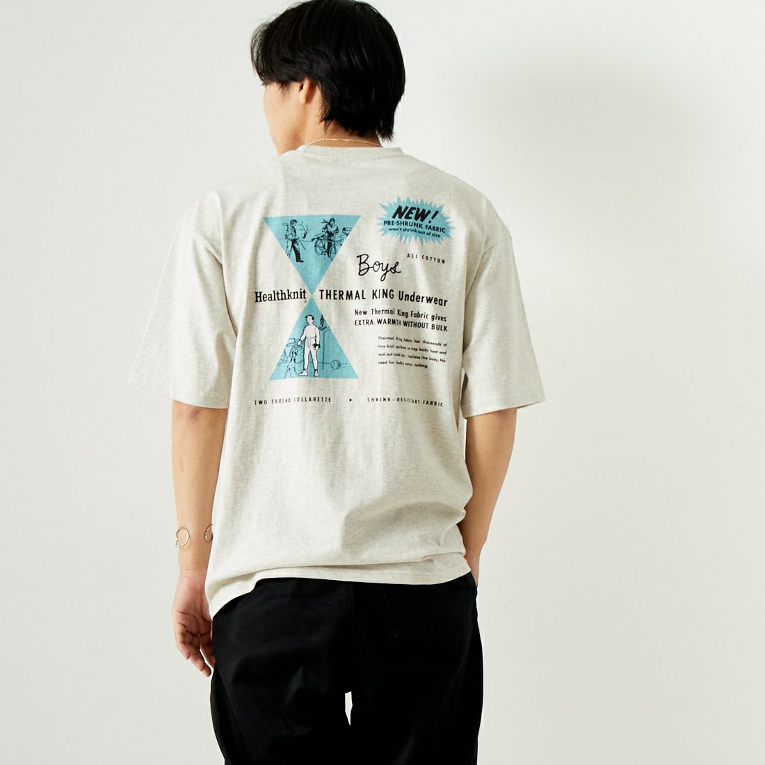 OATMEAL&&モデル身長：179cm 着用サイズ：L&&