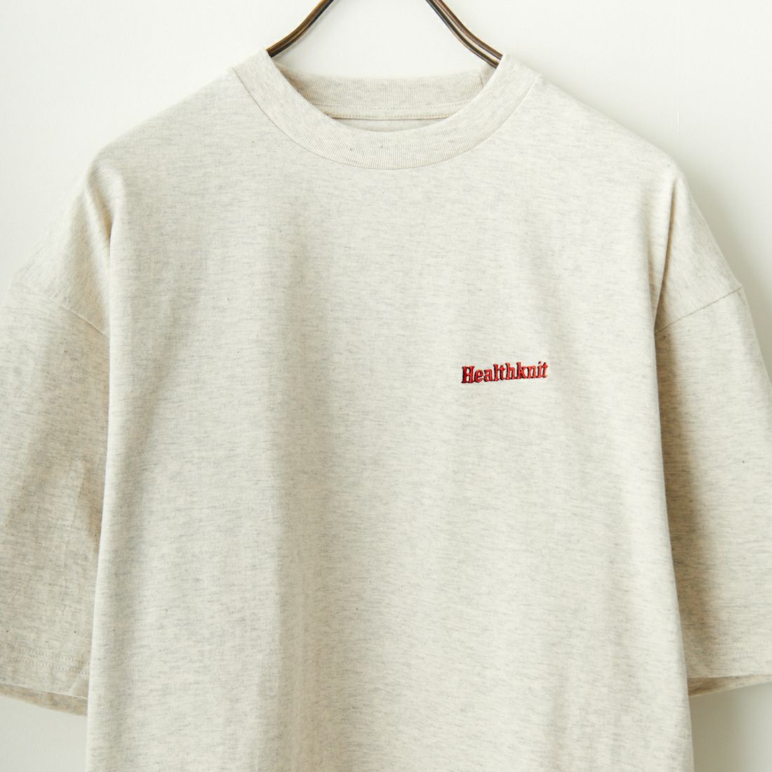 Health knit [ヘルスニット] プリントTシャツ [HR24S-M011] OATMEAL