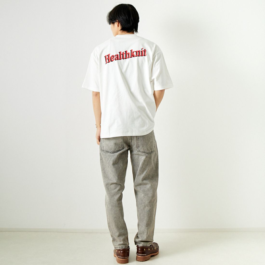 Health knit [ヘルスニット] プリントTシャツ [HR24S-M012] WHITE