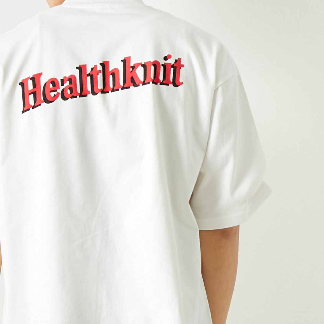 Health knit [ヘルスニット] プリントTシャツ [HR24S-M012] WHITE