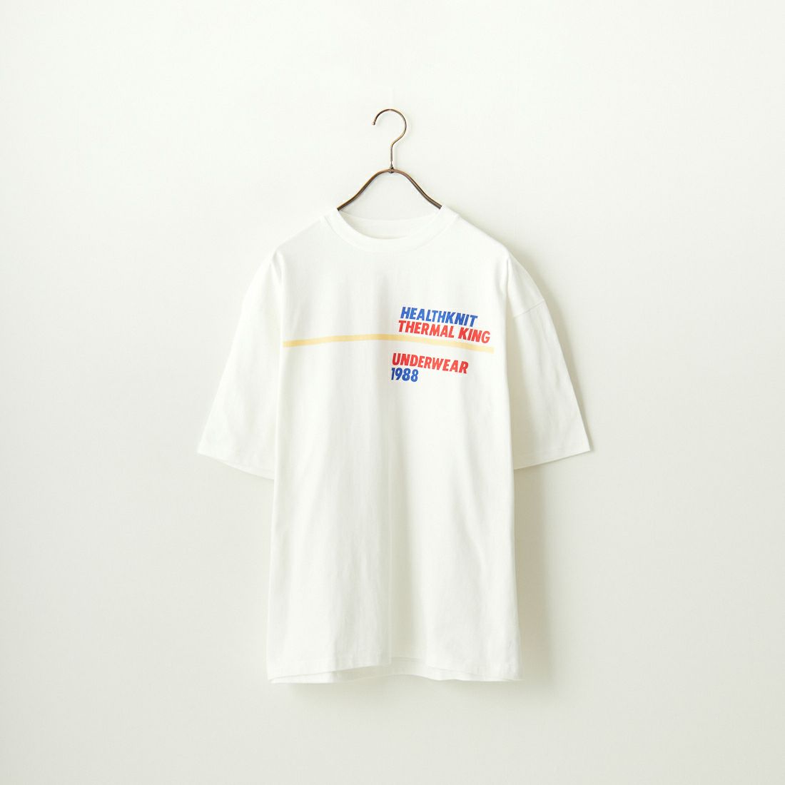 Health knit [ヘルスニット] プリントTシャツ [HR24S-M012] WHITE