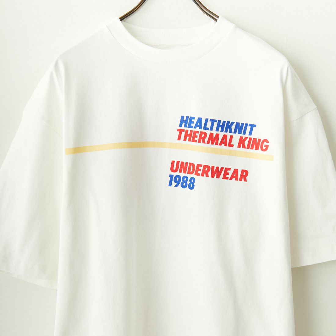 Health knit [ヘルスニット] プリントTシャツ [HR24S-M012] WHITE