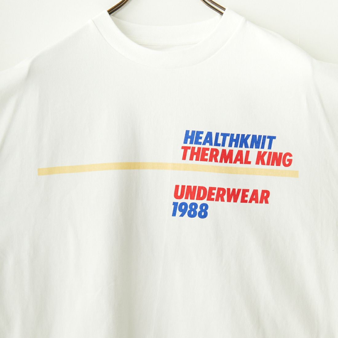 Health knit [ヘルスニット] プリントTシャツ [HR24S-M012] WHITE