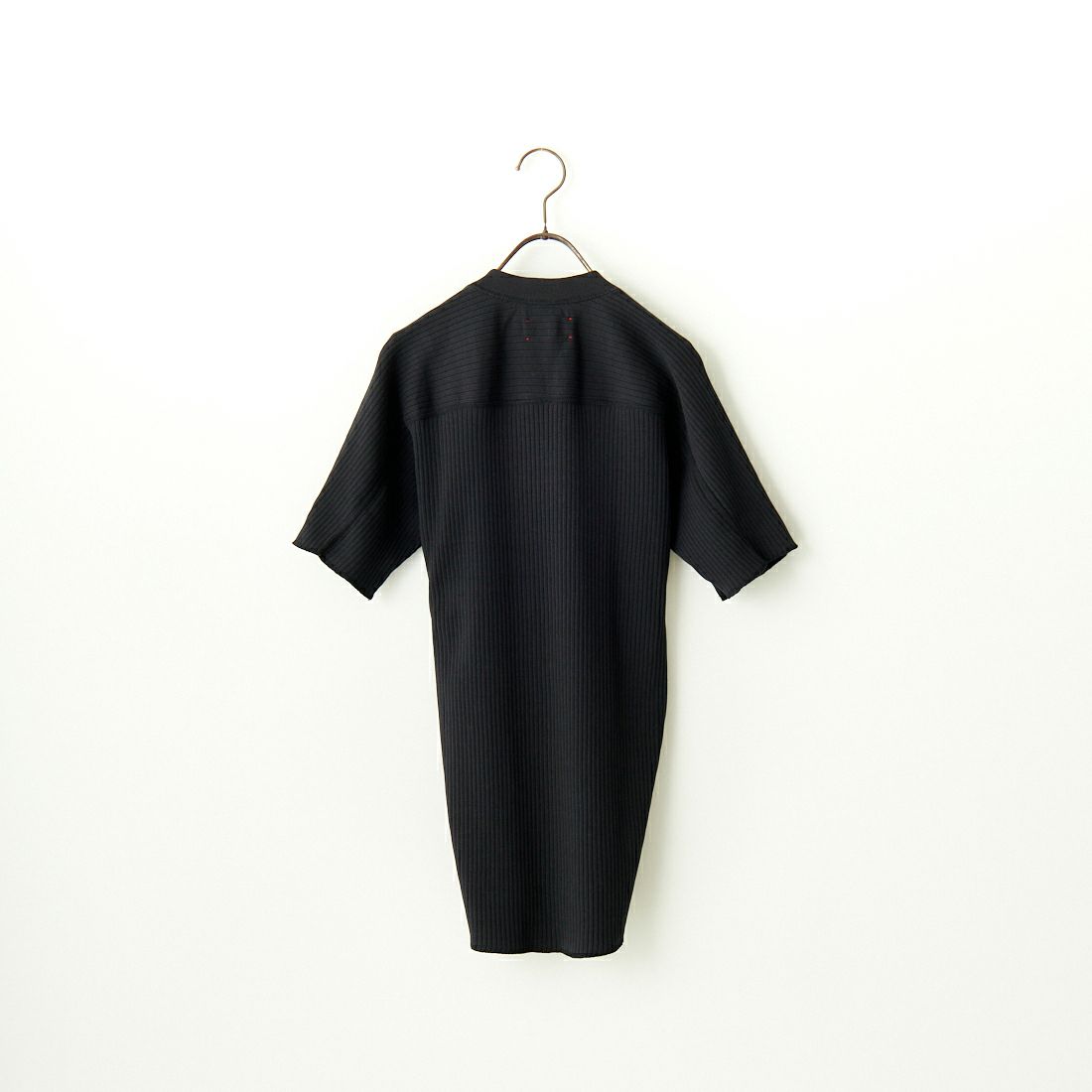 MEYAME [メヤメ] オブロングネック ショートスリーブTシャツ [MEY-1628] BLACK