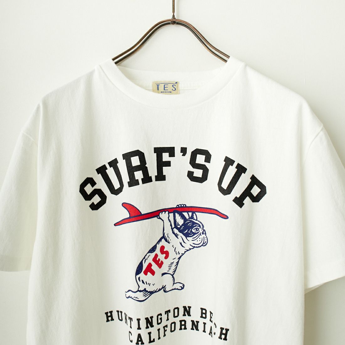The Endless Summer [エンドレスサマー] SURFS UP カレッジTシャツ [FH-24574316] 07 WHITE