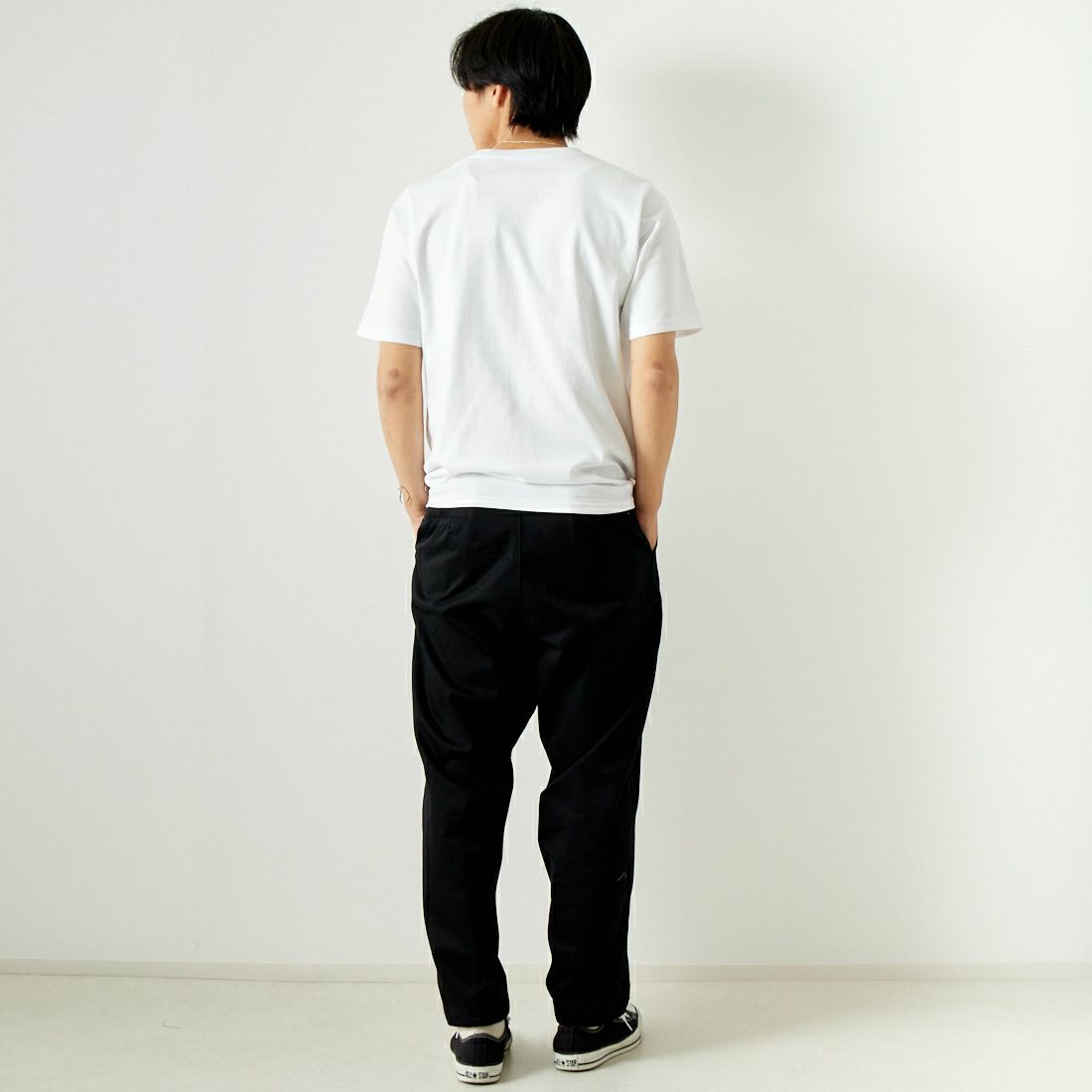 YANUK [ヤヌーク] YK Tシャツ [57241033] WRB &&モデル身長：179cm 着用サイズ：L&&