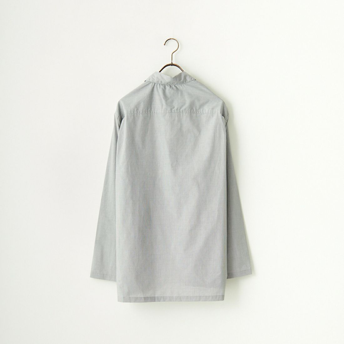 STILL BY HAND [スティルバイハンド] コットンプルオーバーシャツ [SH03241] GREY CHECK