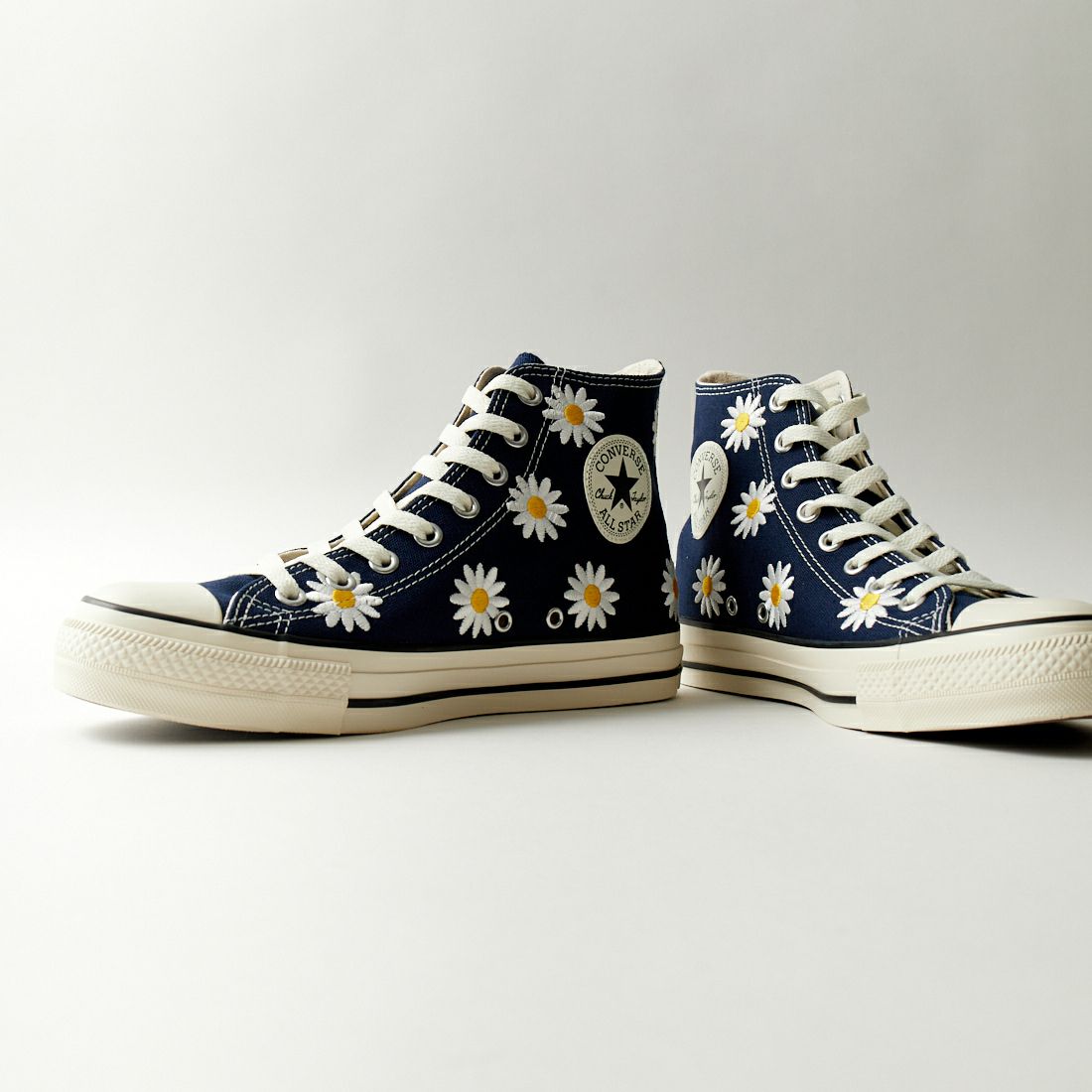CONVERSE [コンバース] オールスター デイジーフラワーHI [AS-DAISYFLOWER-HI] ﾀﾞｰｸﾌﾞﾙｰ