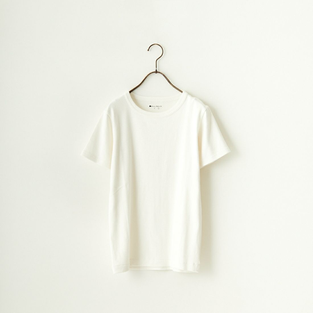 Noir Fabrik [ヌワールファブリック] コットンフライス 5分袖クルーネックTシャツ [IN-02SS] ｵﾌ