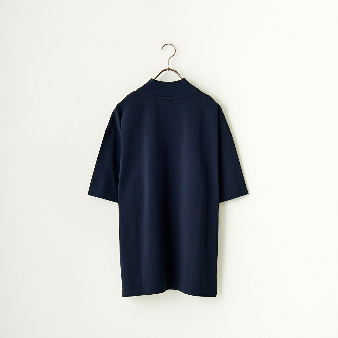 ATELIER BETON [アトリエベトン] ドライクロス モックネックTシャツ [241-31M] NAVY