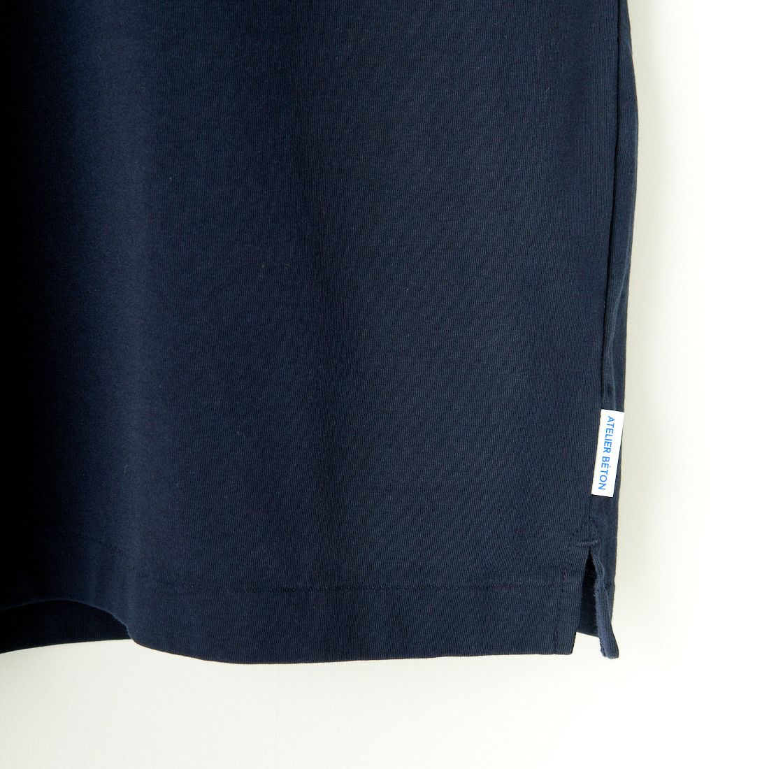 ATELIER BETON [アトリエベトン] ドライクロス モックネックTシャツ [241-31M] NAVY