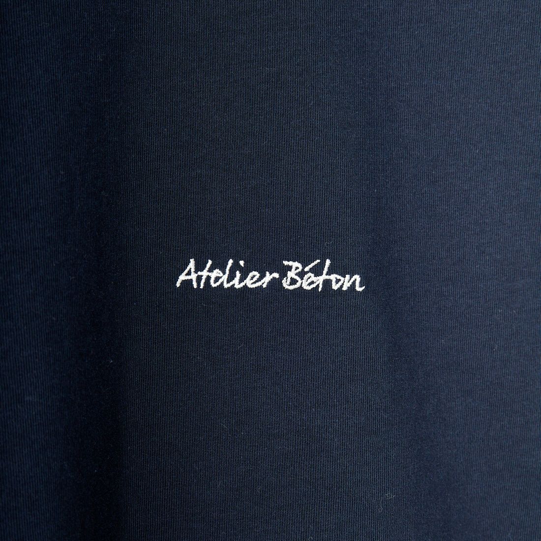 ATELIER BETON [アトリエベトン] ドライクロス モックネックTシャツ [241-31M] NAVY