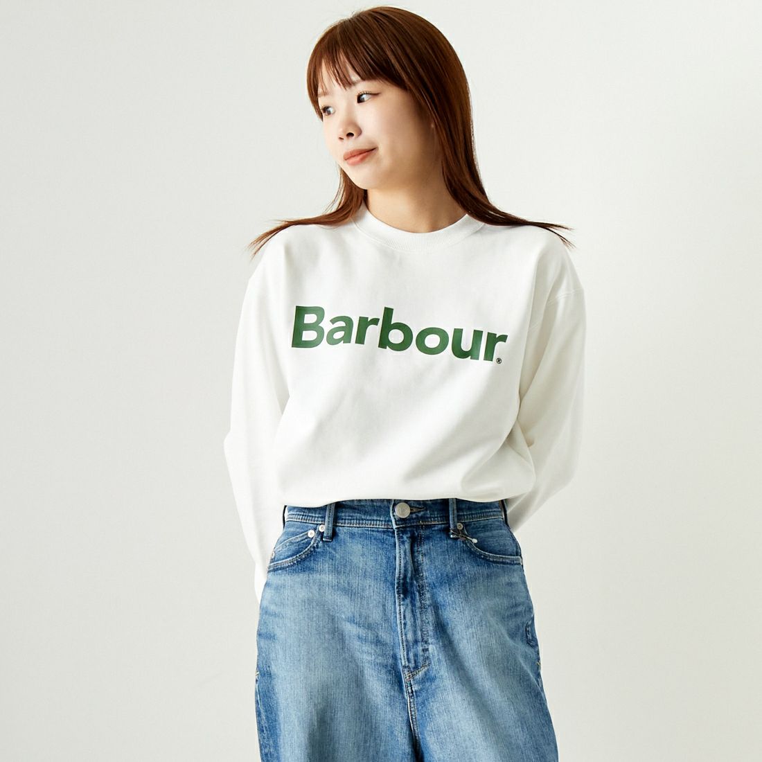 Barbour [バブアー] BARBOURロゴ クルーネックスウェット [241LOLG001]