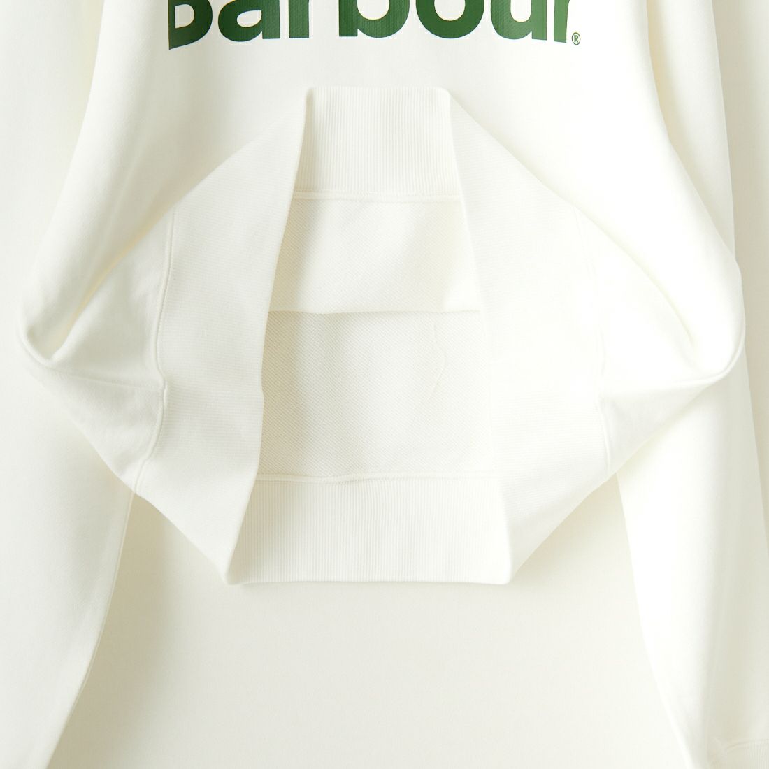 Barbour [バブアー] BARBOURロゴ クルーネックスウェット [241LOLG001] IVORY