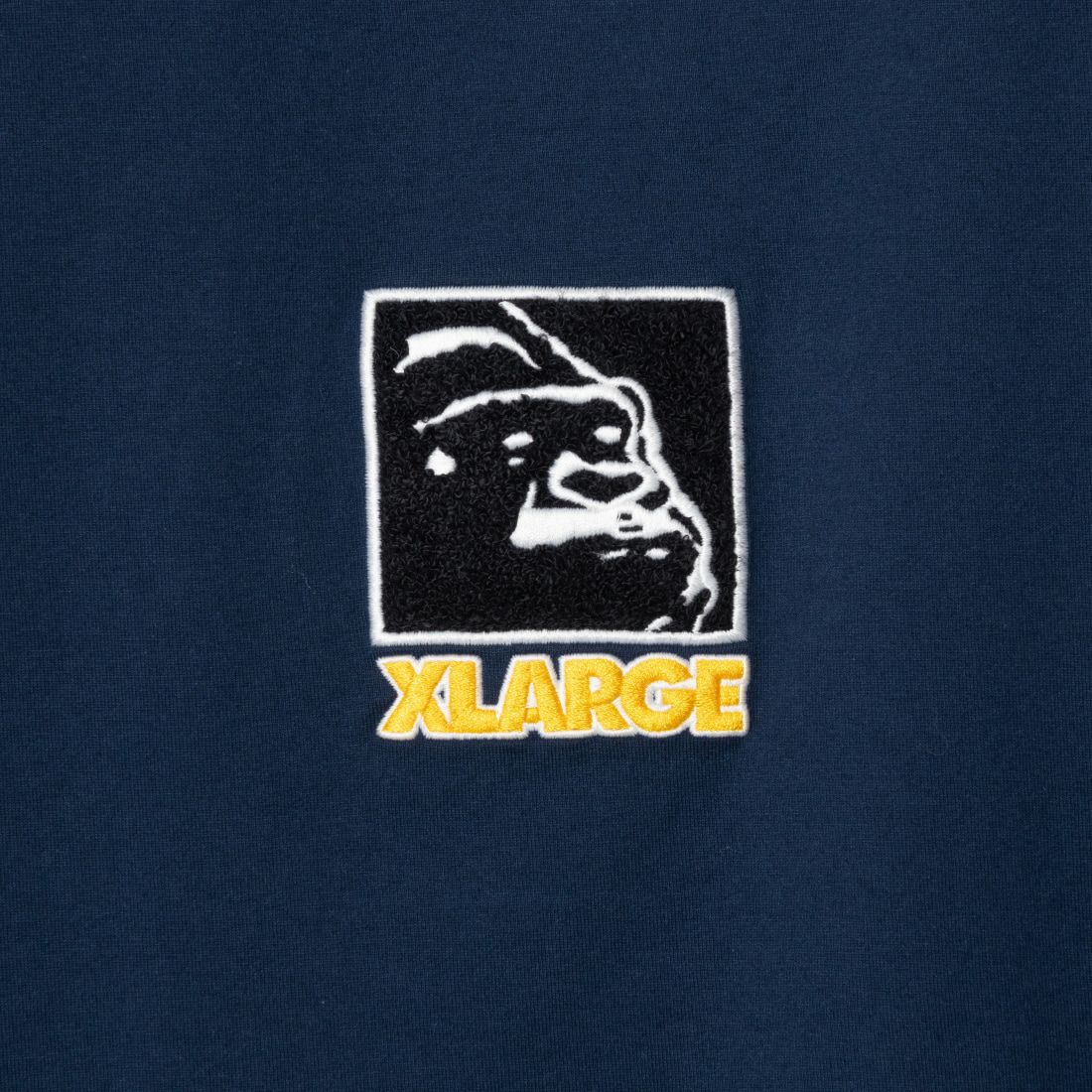 XLARGE [エクストララージ] スクエア刺繍ロゴTシャツ [101241011023] NAVY