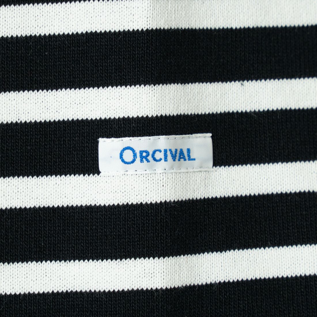 ORCIVAL [オーシバル] ショート丈ボーダープルオーバー [B264] BLACK/WHIT