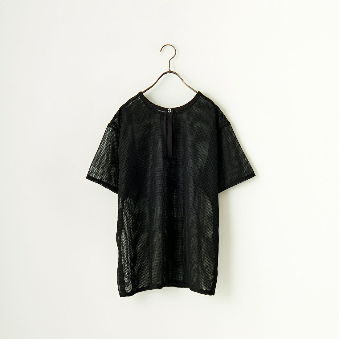 Maison de L'allure [メゾン ドゥ ラリュール] 2WAYメッシュ ショートスリーブTシャツ [23142019] 09 BLACK