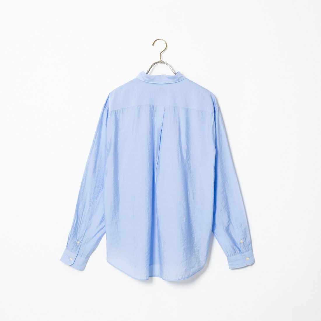 Noir Fabrik [ヌワールファブリック] シアテンリネンロングスリーブシャツ [JFCM-PS42-02] BLUE