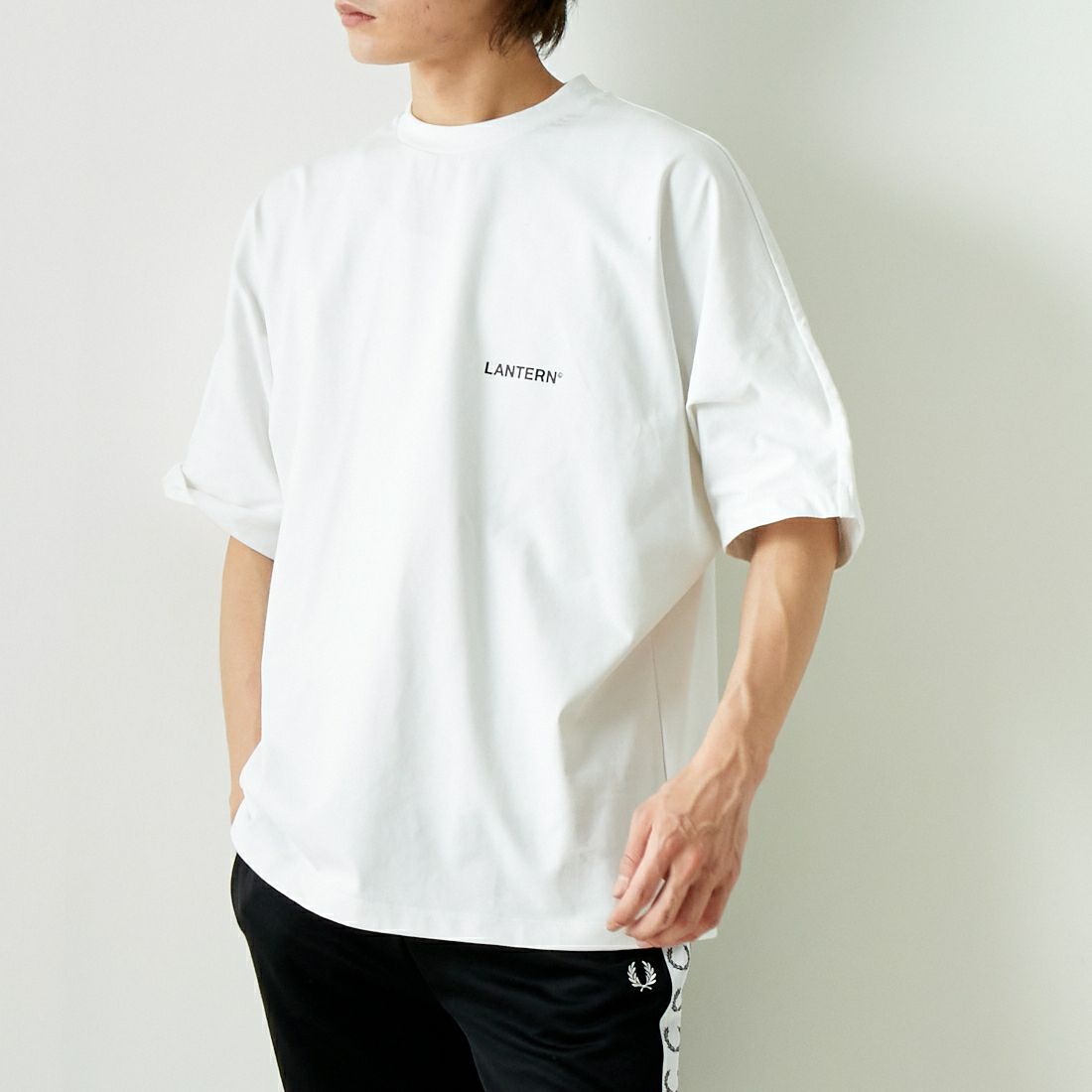 LANTERN [ランタン] ドルマンスリーブ グラフィックTシャツ [MNA-LAN-21] WHITE