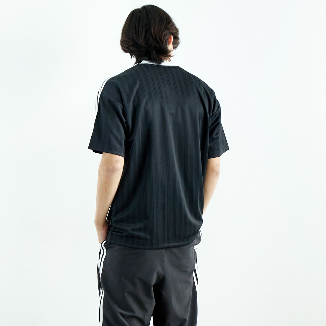 adidas Originals [アディダス オリジナルス] ショートスリーブTシャツ [KMA93] IU2341 &&モデル身長：179cm 着用サイズ：L&&
