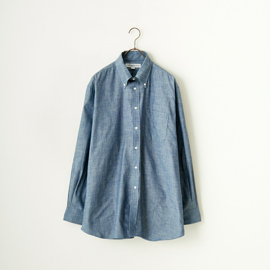 INDIVIDUALIZED SHIRTS [インディビジュアライズド シャツ] 別注 デニムツイルシャツ [IS200016000-M-JF] S22NTO-L