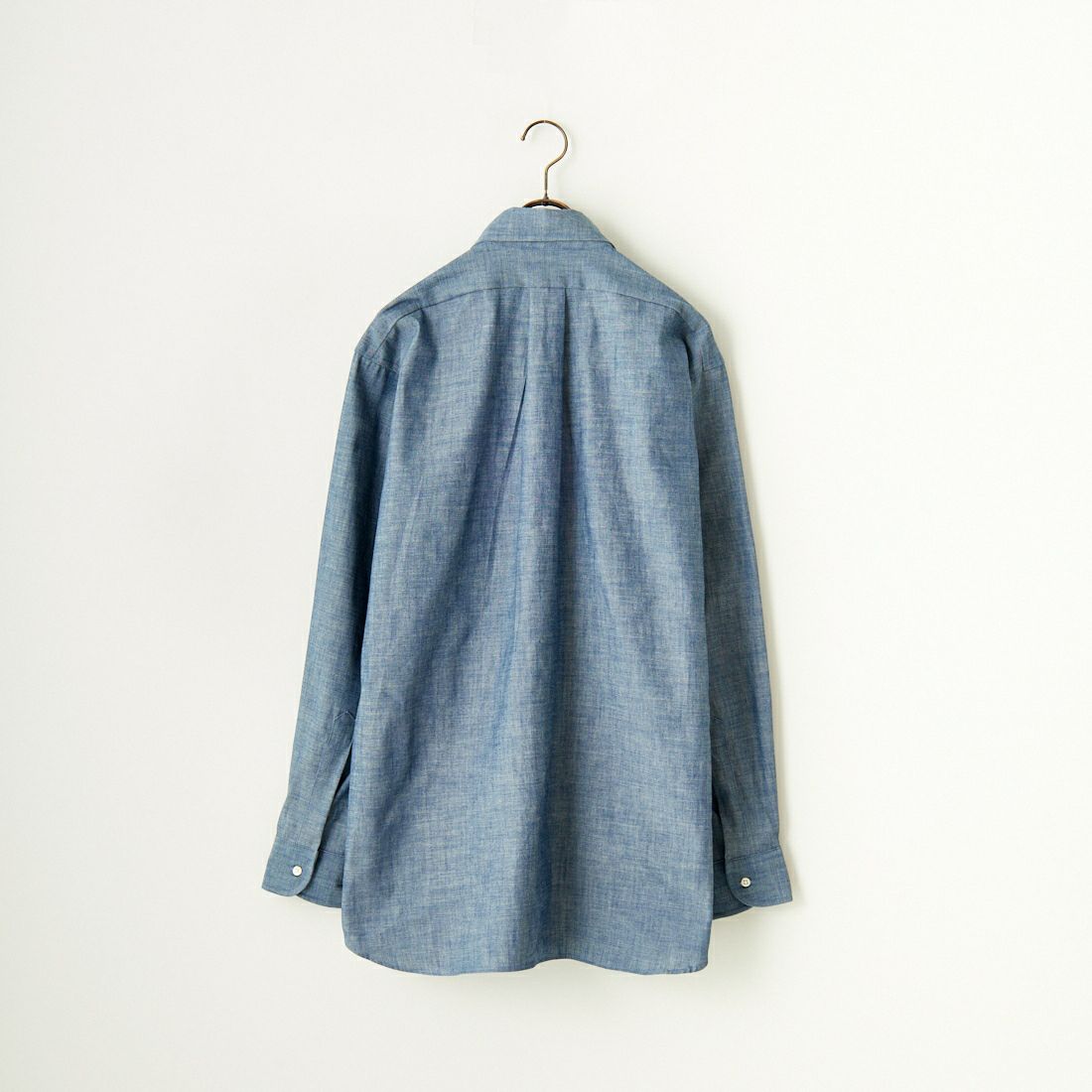 INDIVIDUALIZED SHIRTS [インディビジュアライズド シャツ] 別注 デニムツイルシャツ [IS200016000-M-JF] S22NTO-L