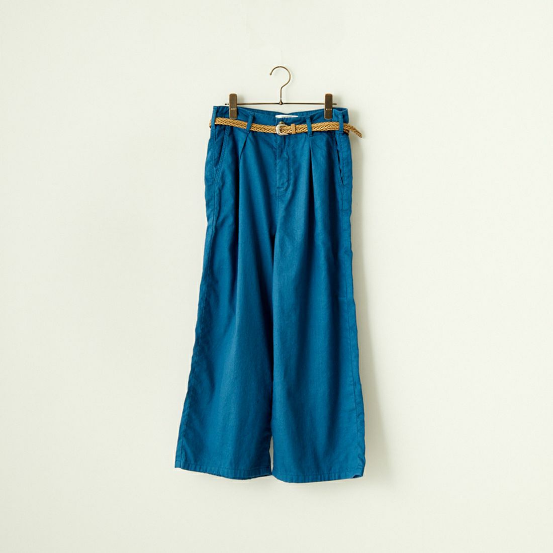 SOMETHING [サムシング] 別注 ベルト付きタックワイドパンツ [SN765S-JF] 9442 BLUE