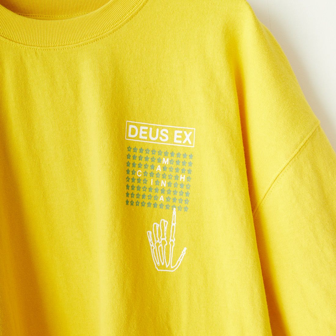 DEUS EX MACHINA [デウス エクス マキナ] PRIMITIVE LEARNING TEE [DMS231191A] CYBER YELL