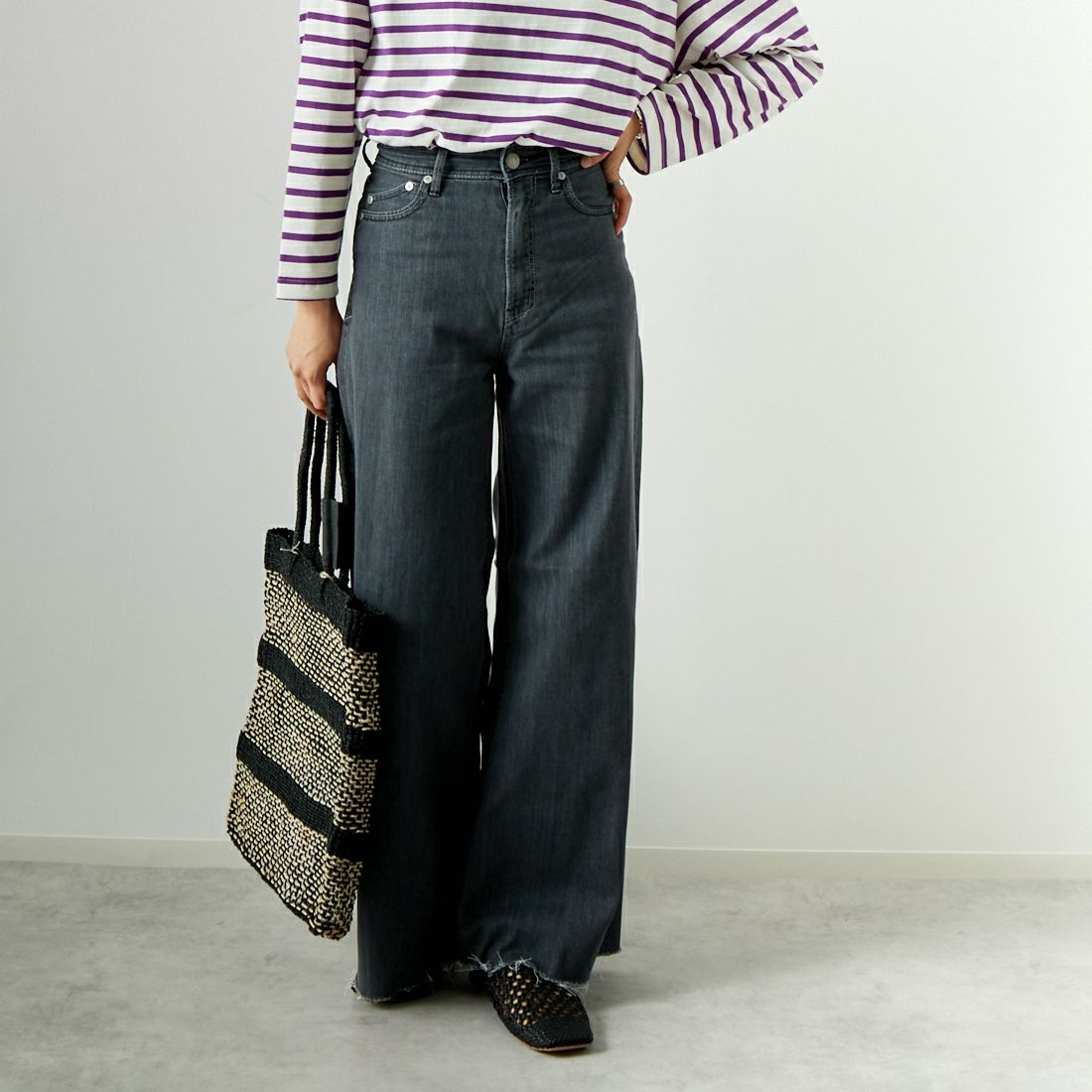 AGY&&モデル身長：160cm 着用サイズ：23&&