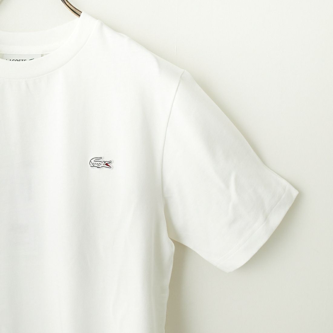 LACOSTE [ラコステ] クルーネックTシャツ [TH5582] 001 WHITE