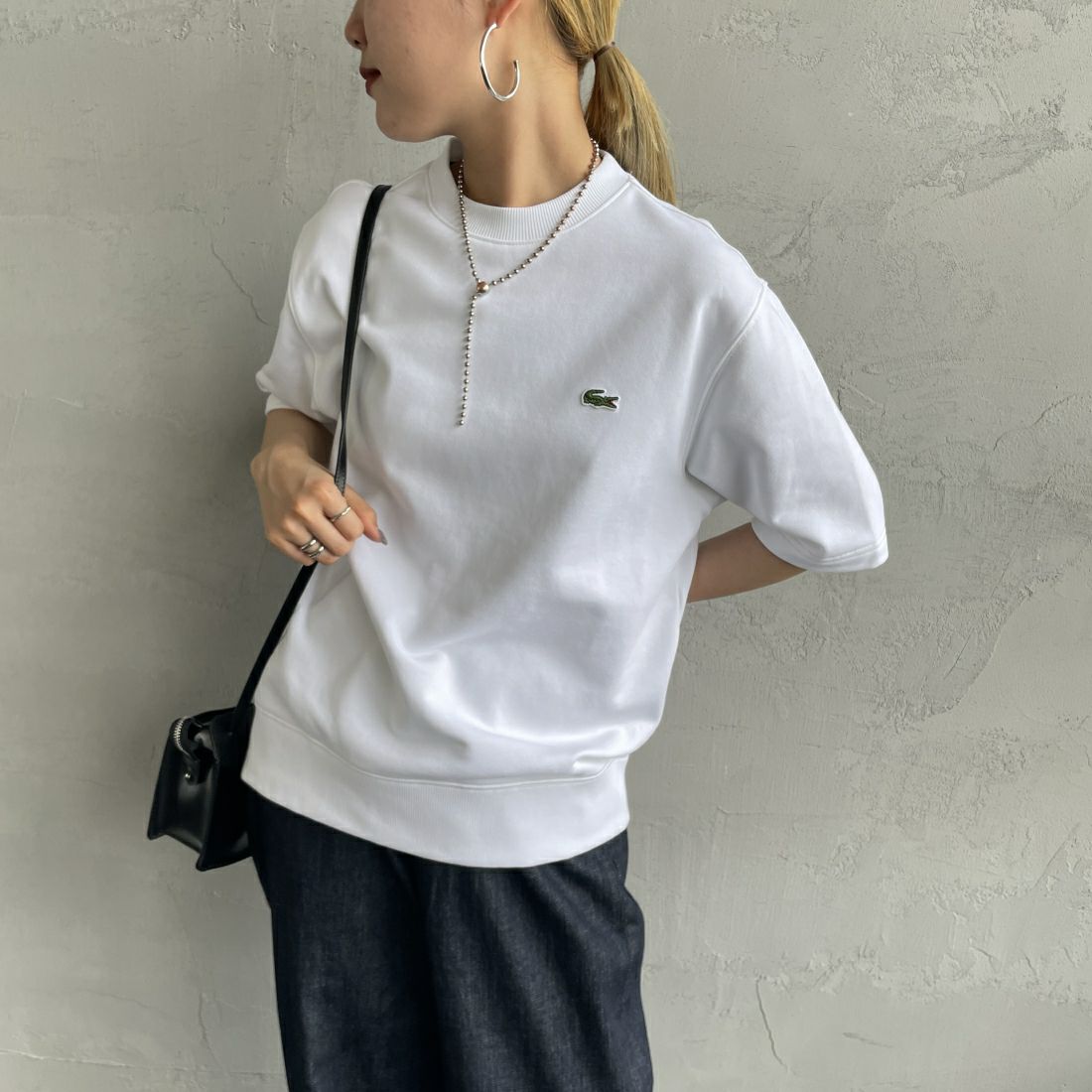 LACOSTE [ラコステ] プレミアムクルーネックスウェット [SH4706]