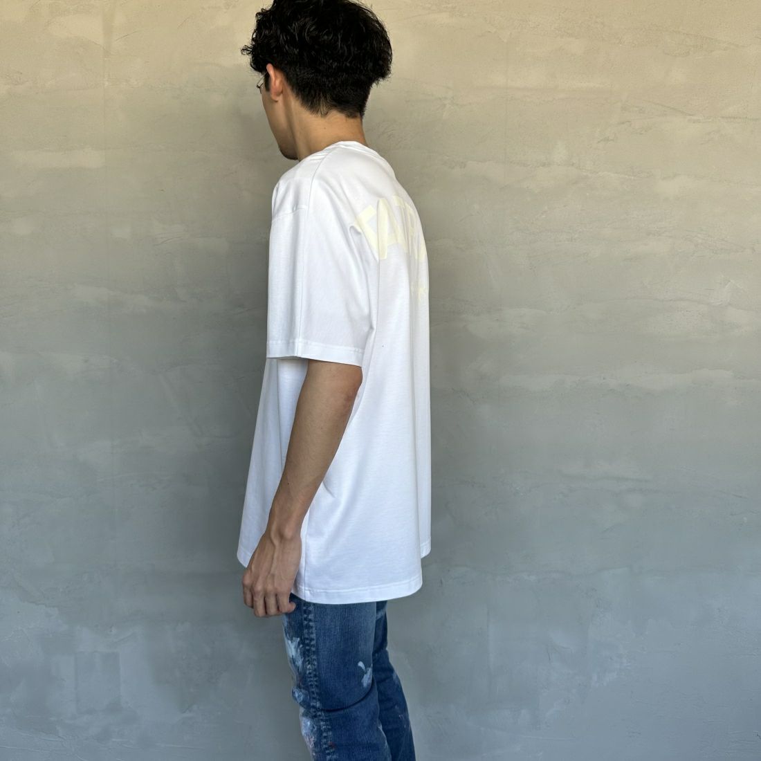 TATRAS [タトラス] EION/エイオン クルーネックTシャツ [MTAT24S8239-M] WHITE &&モデル身長：168cm 着用サイズ：3&&