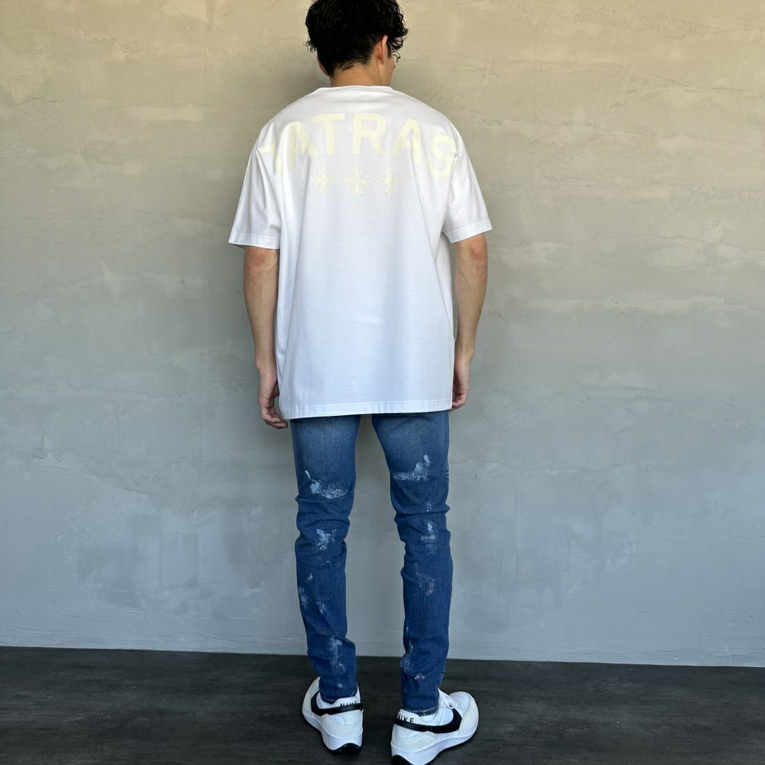 TATRAS [タトラス] EION/エイオン クルーネックTシャツ [MTAT24S8239-M] WHITE &&モデル身長：168cm 着用サイズ：3&&