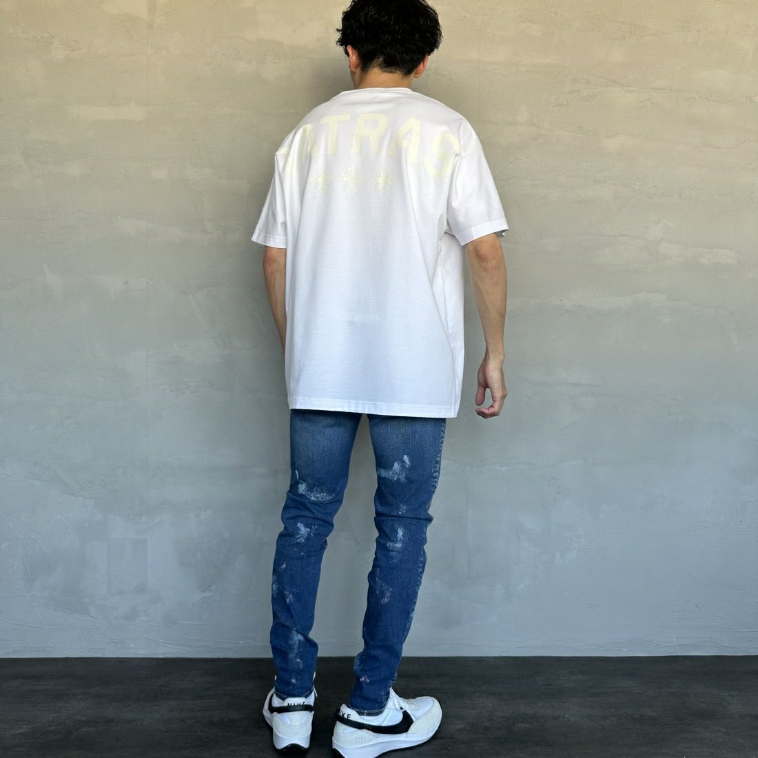 TATRAS [タトラス] EION/エイオン クルーネックTシャツ [MTAT24S8239-M] WHITE &&モデル身長：168cm 着用サイズ：3&&