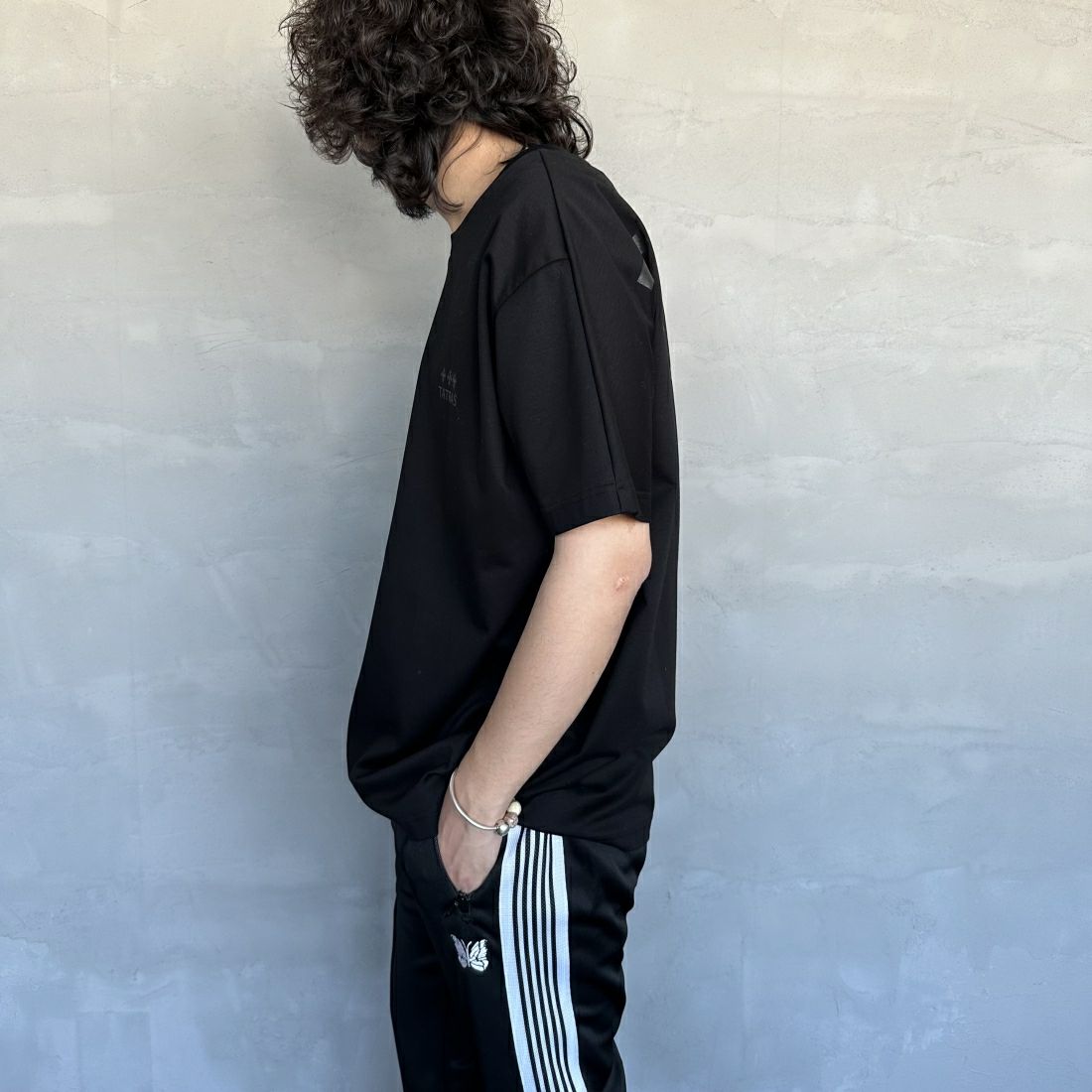 TATRAS [タトラス] EION/エイオン クルーネックTシャツ [MTAT24S8239-M] BLACK &&モデル身長：173cm 着用サイズ：3&&