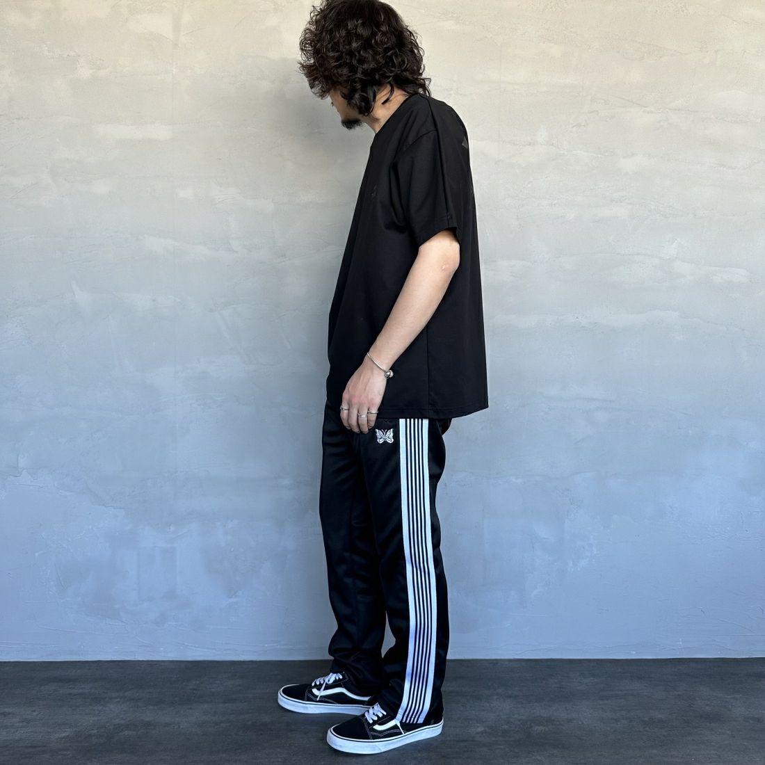 TATRAS [タトラス] EION/エイオン クルーネックTシャツ [MTAT24S8239-M] BLACK &&モデル身長：173cm 着用サイズ：3&&