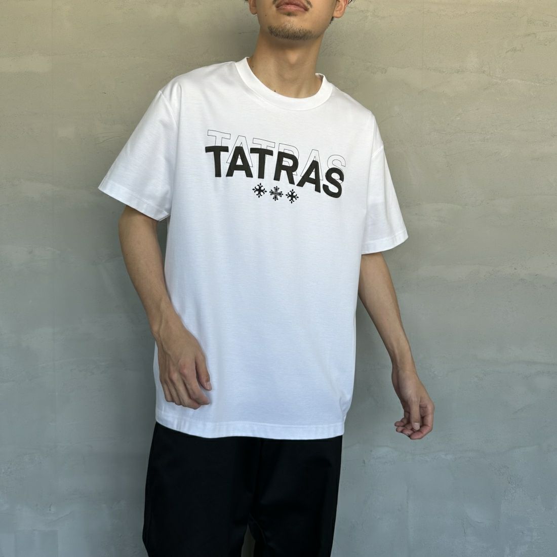 TATRAS [タトラス] ANICETO/アニチェート ロゴTシャツ [MTAT24S8261-M  