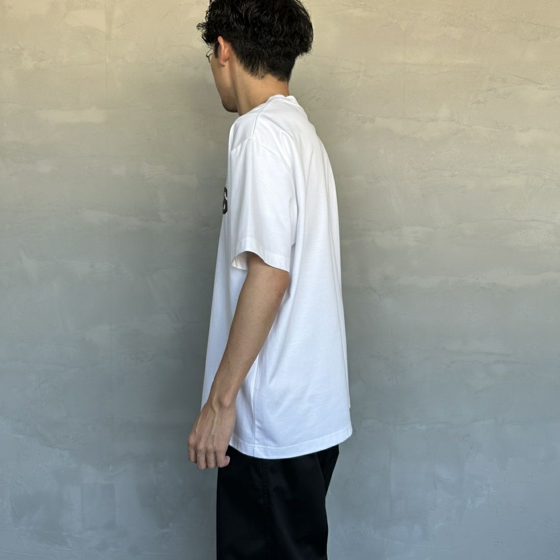 TATRAS [タトラス] ANICETO/アニチェート ロゴTシャツ [MTAT24S8261-M] WHITE &&モデル身長：168cm 着用サイズ：3&&