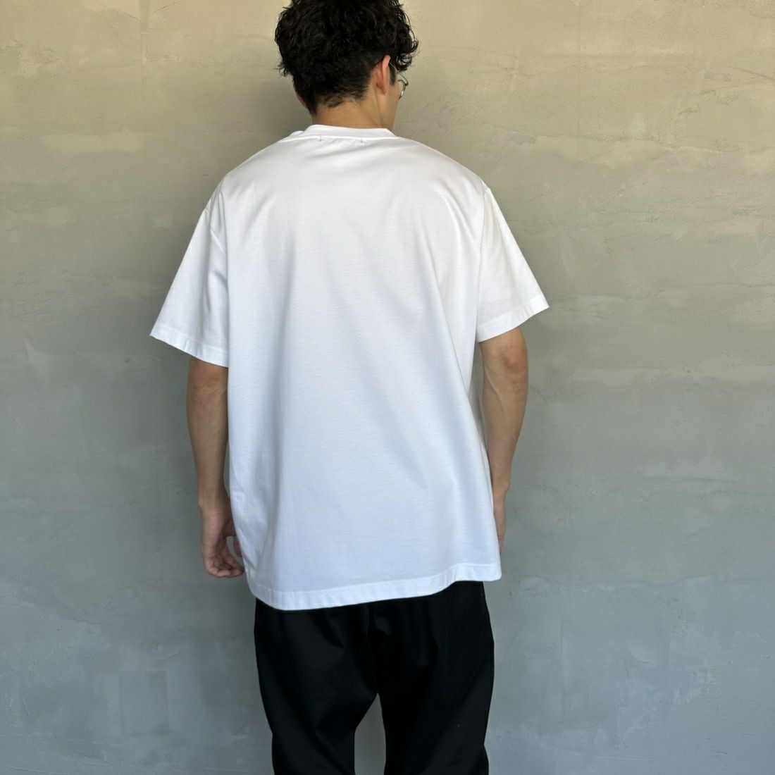 TATRAS [タトラス] ANICETO/アニチェート ロゴTシャツ [MTAT24S8261-M] WHITE &&モデル身長：168cm 着用サイズ：3&&